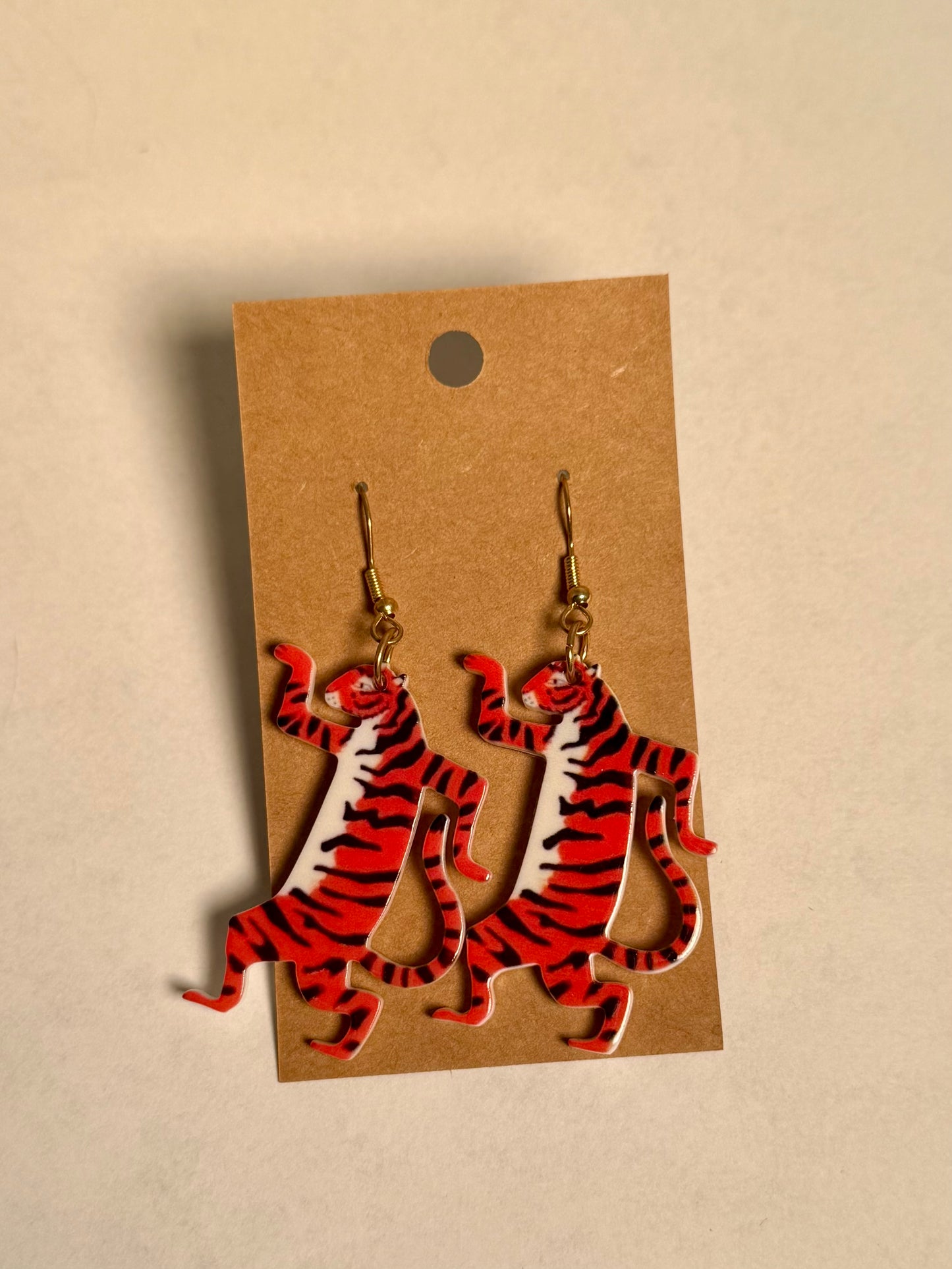 Dancing Tigers Earrings