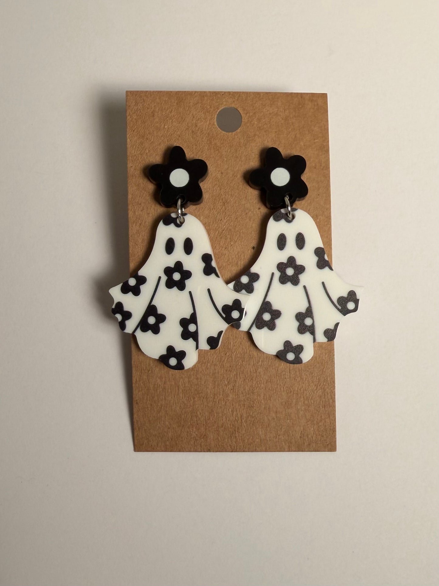 Flower Ghost Earrings