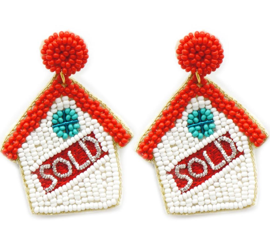 Real Estate Sold Earrings