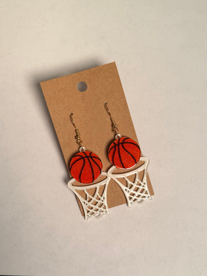 Basketball Hoop Earrings