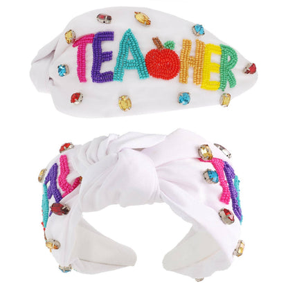 Teacher Beaded Headband