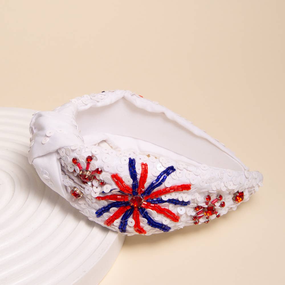 Patriotic Fireworks Headband