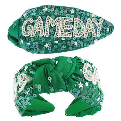 Game Day Jeweled Beaded Headband
