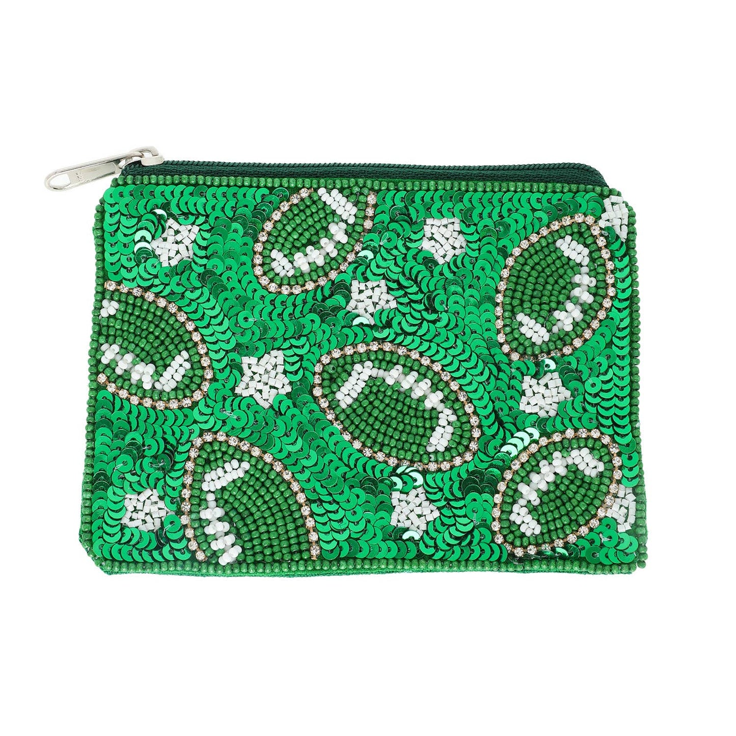 Football Bead Sequin Coin Bag