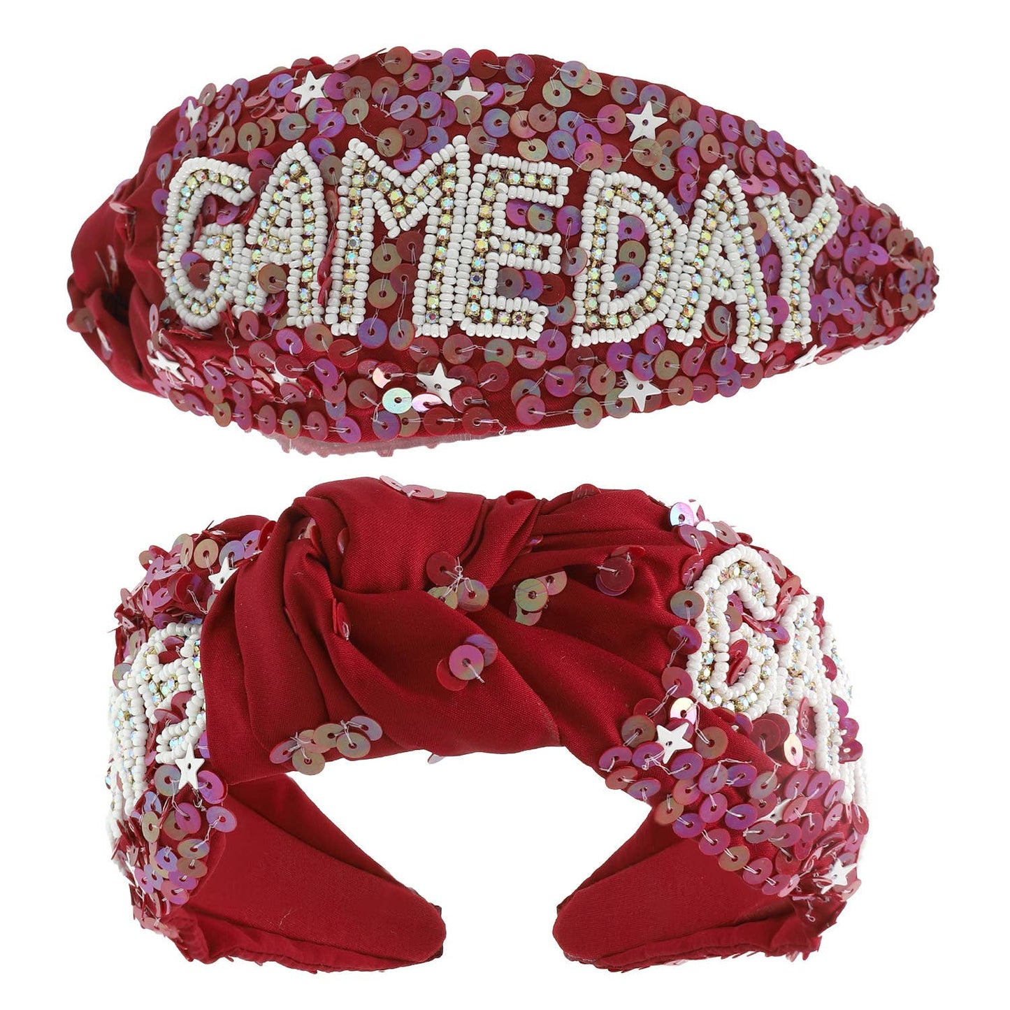 Game Day Jeweled Beaded Headband