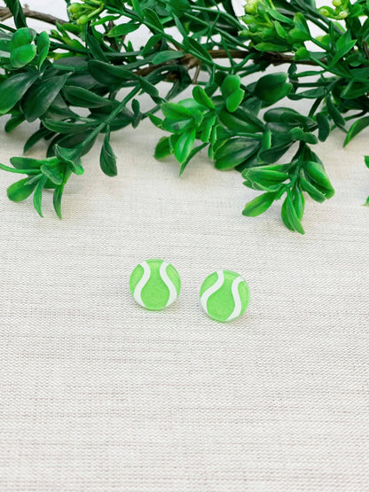 Tennis Acrylic Stud Earrings