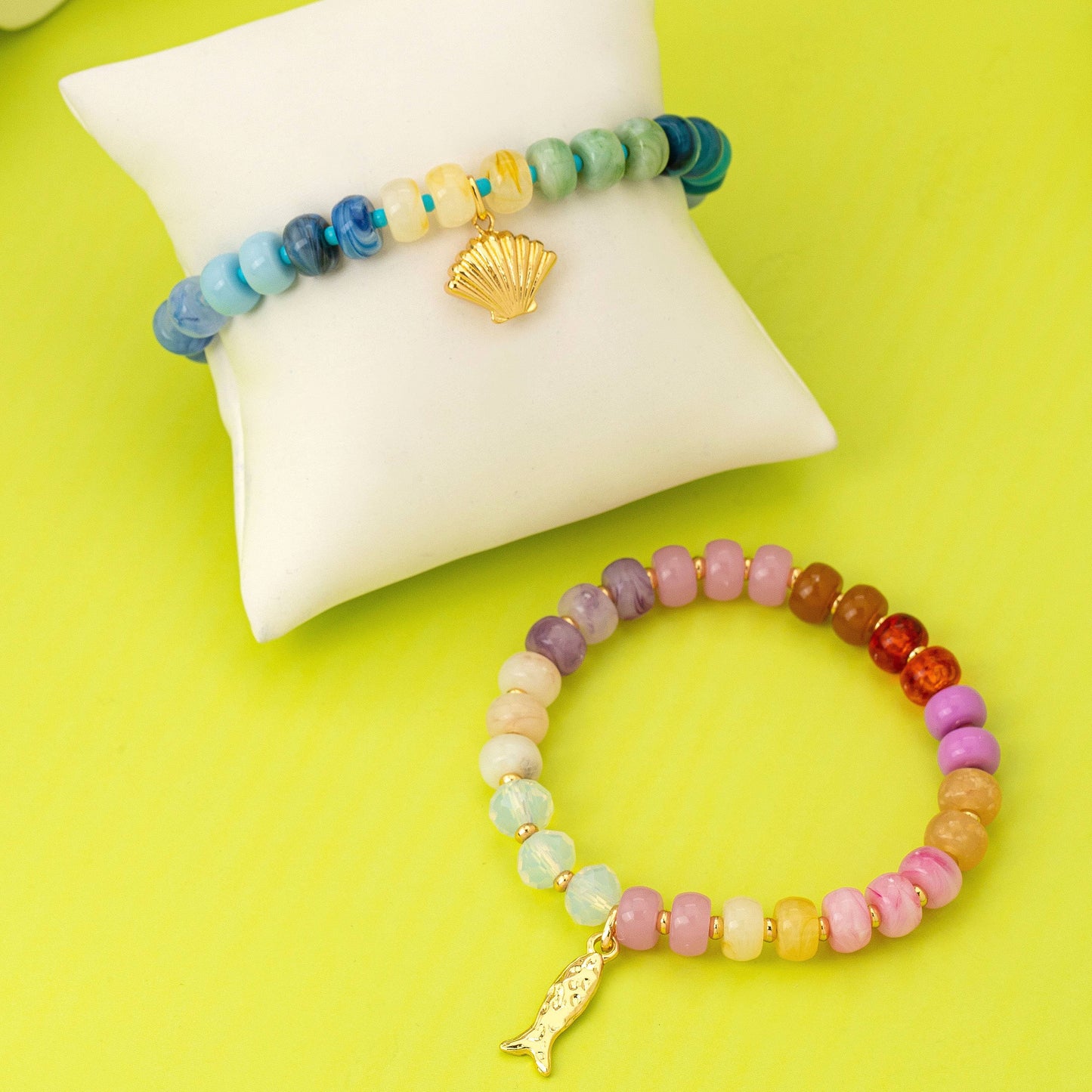 Nautical Multi Beaded Bracelet Set