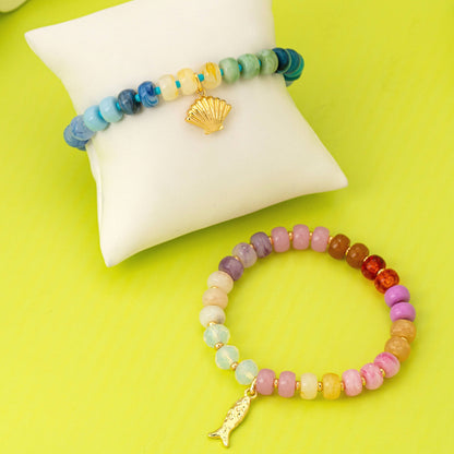 Nautical Multi Beaded Bracelet Set