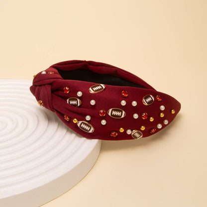 Game Day Football Jeweled Headband