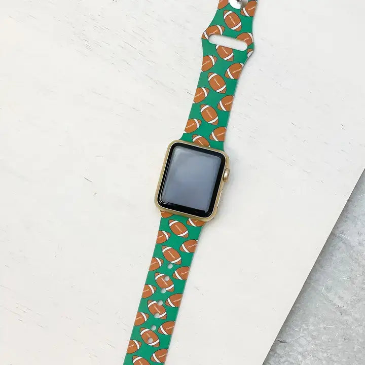 Football Silicone Smart Watch Band