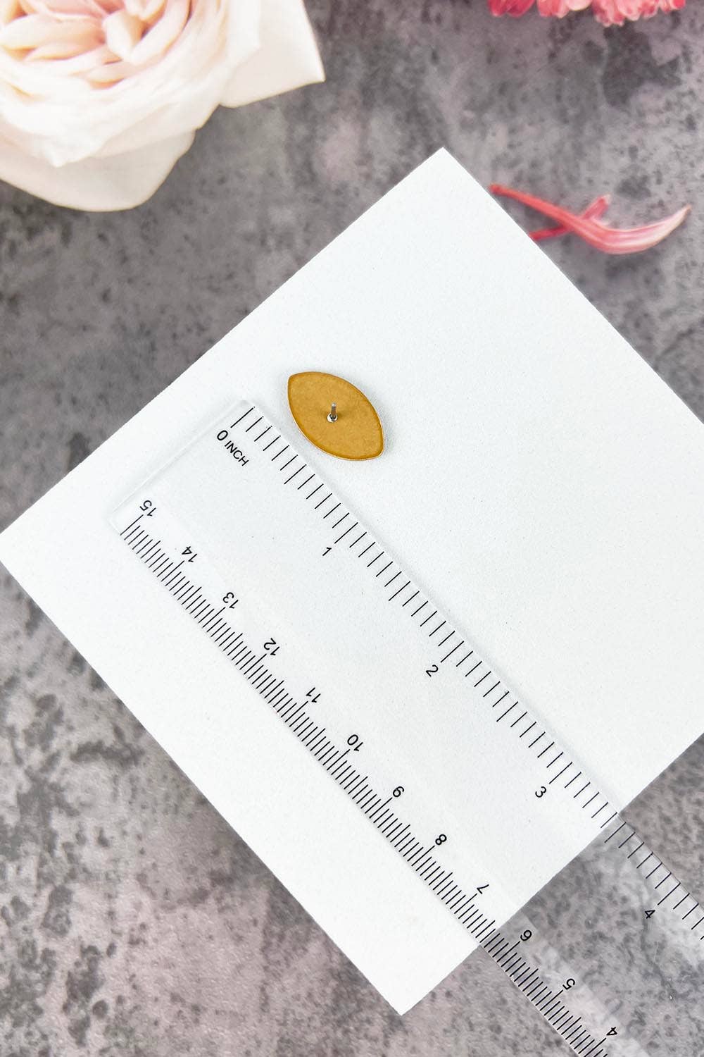 Basketball Acrylic Stud Earrings