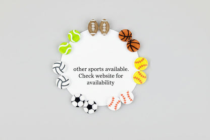 Volleyball Acrylic Stud Earrings