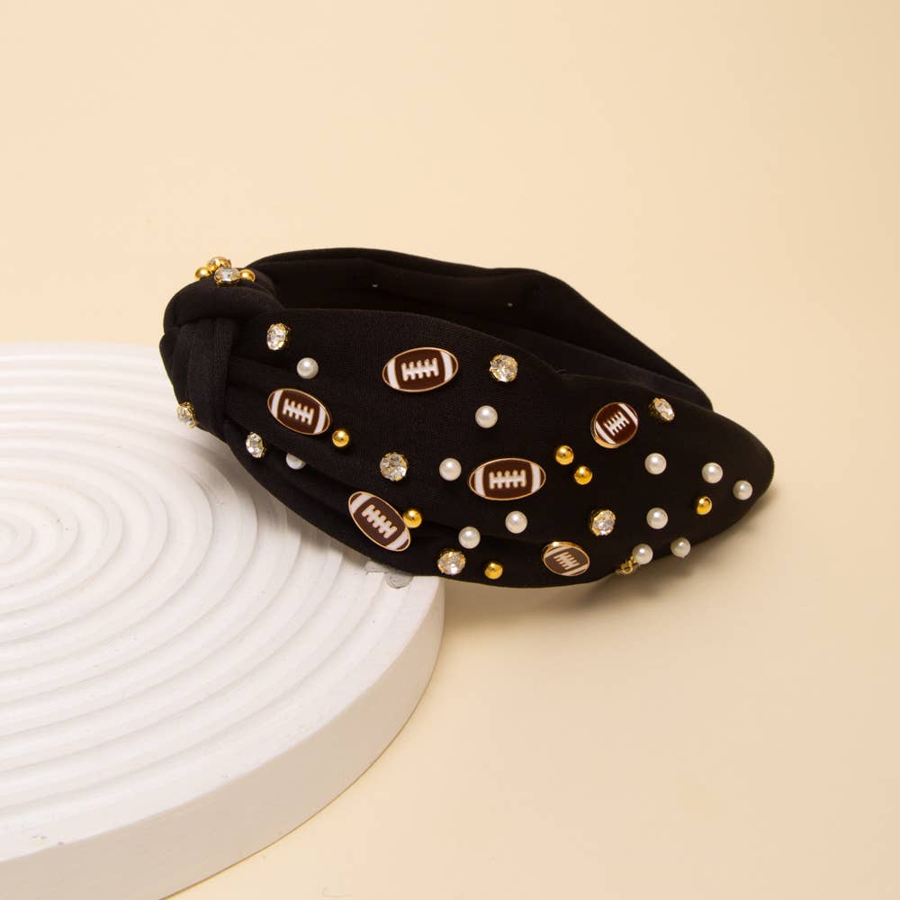 Game Day Football Jeweled Headband