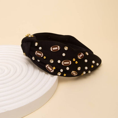 Game Day Football Jeweled Headband