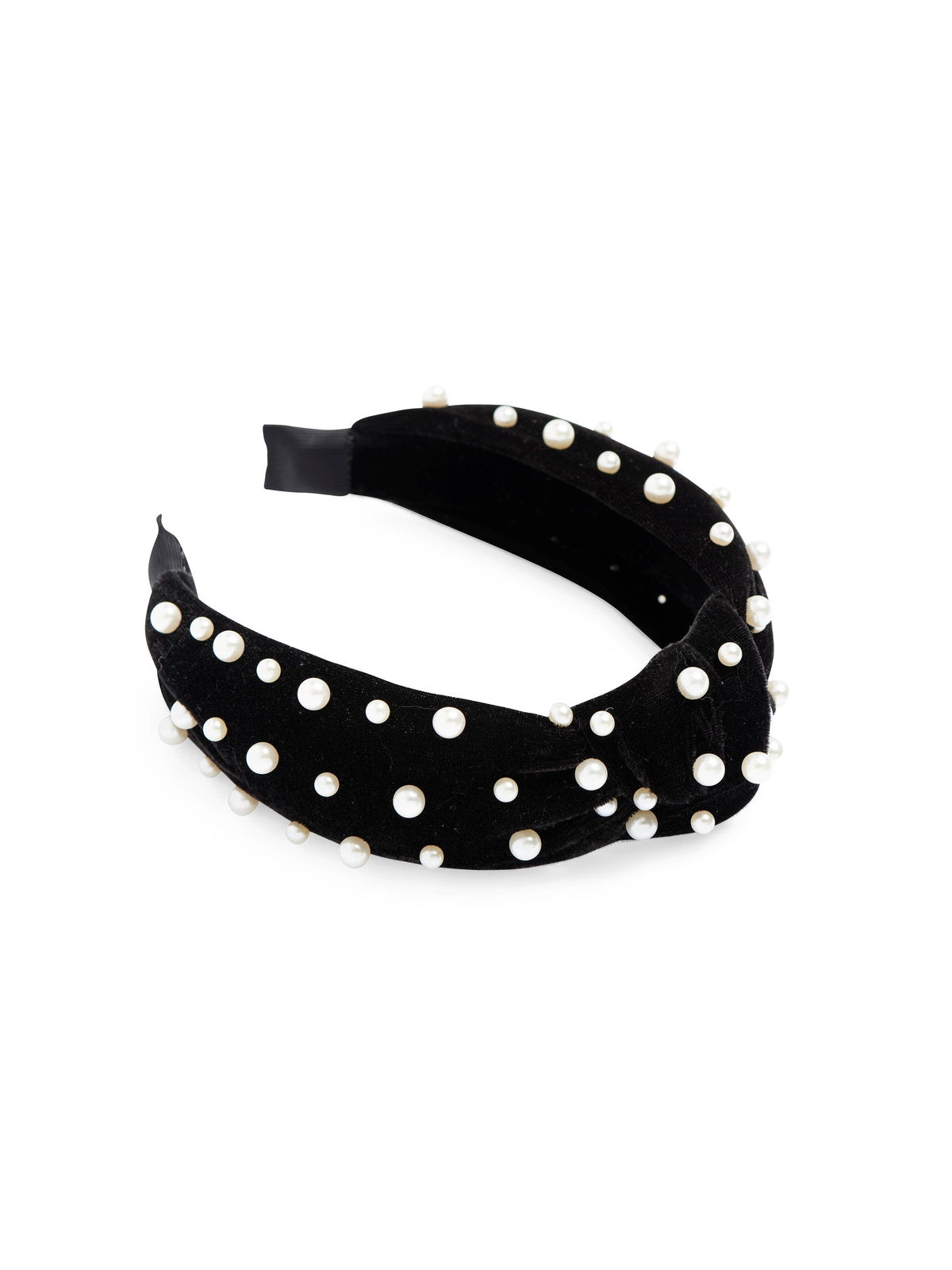 Velvet & Pearls Headband