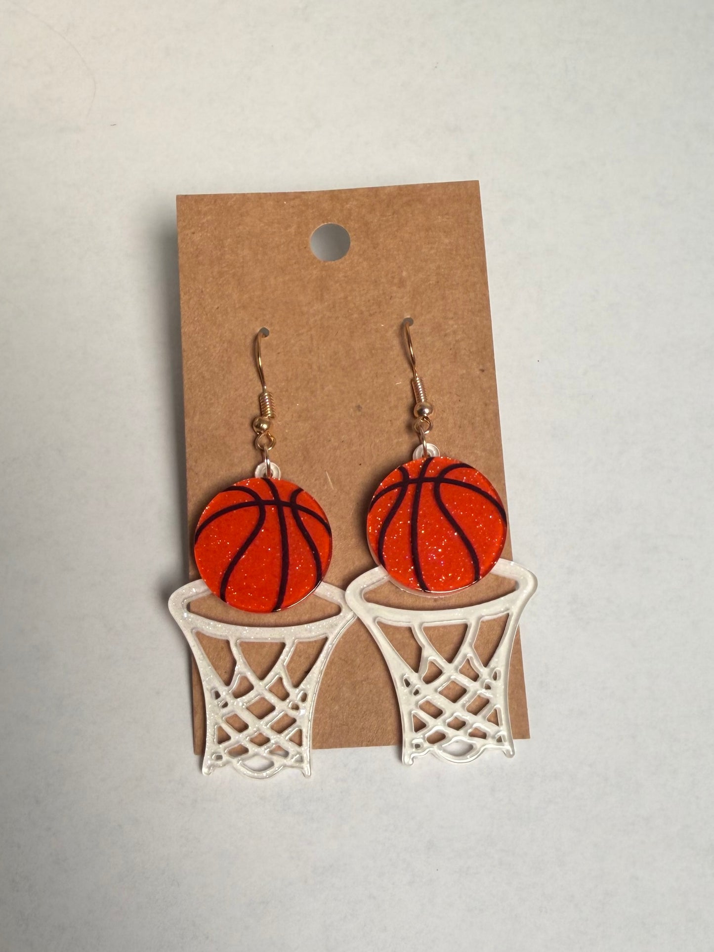 Basketball Hoop Earrings