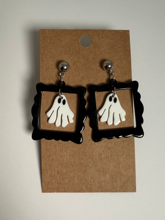 Ghost in a Frame Earrings