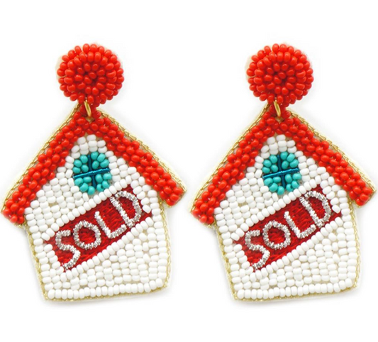 Real Estate Sold Earrings