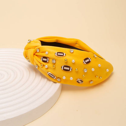 Game Day Football Jeweled Headband