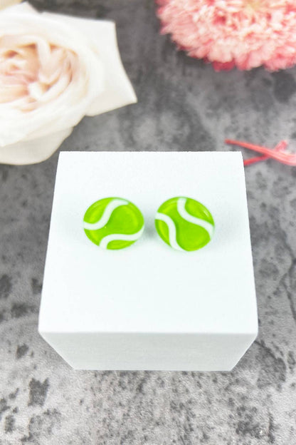 Basketball Acrylic Stud Earrings