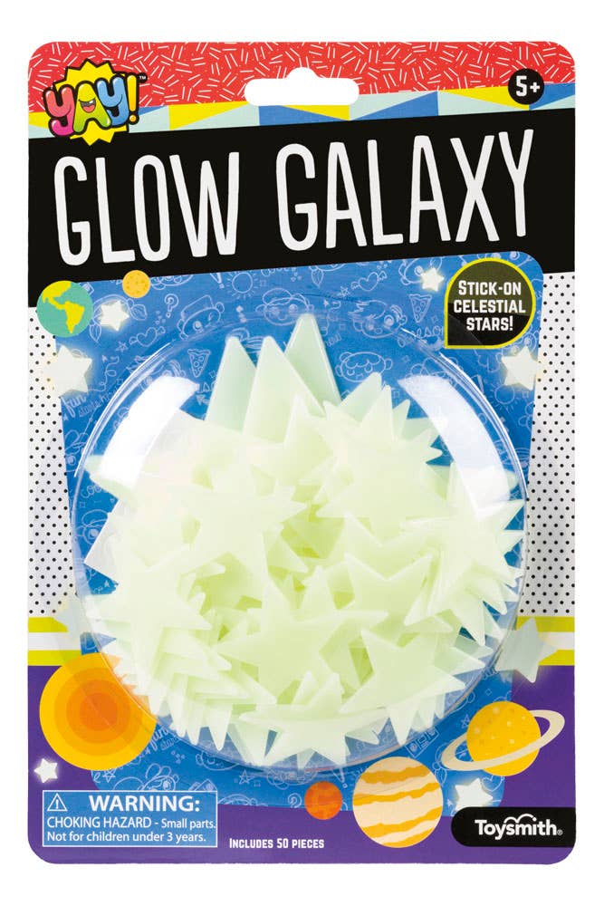 Glow Galaxy Stick on Stars