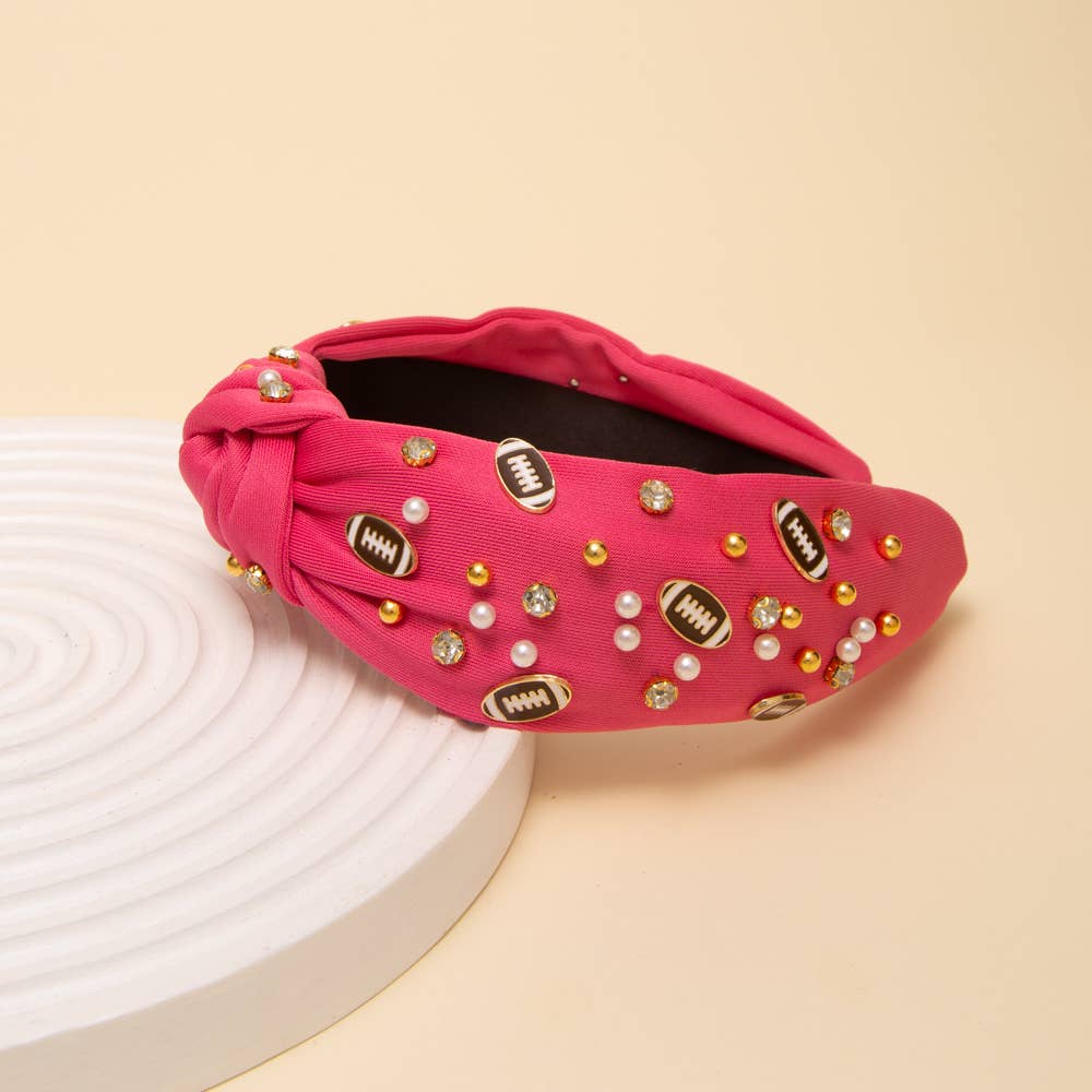 Game Day Football Jeweled Headband