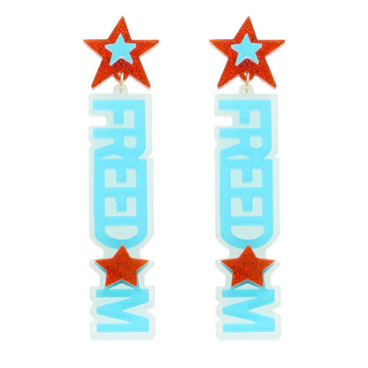 Patriotic Freedom Earrings