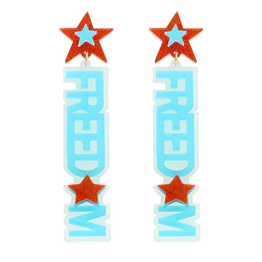 Patriotic Freedom Earrings