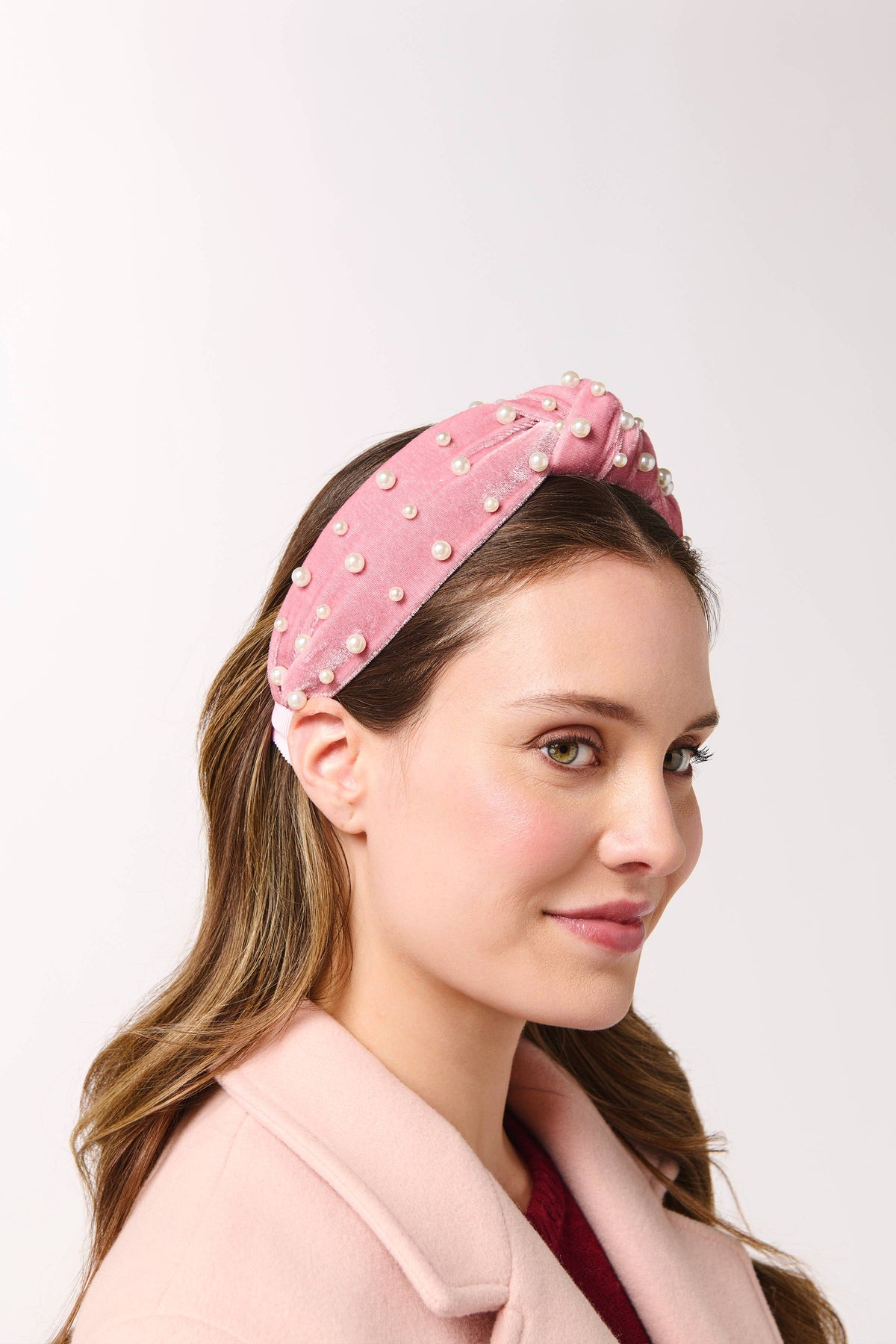 Velvet & Pearls Headband