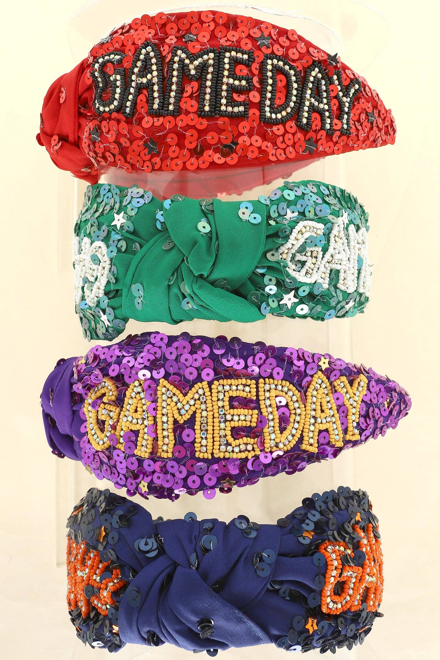 Game Day Jeweled Beaded Headband